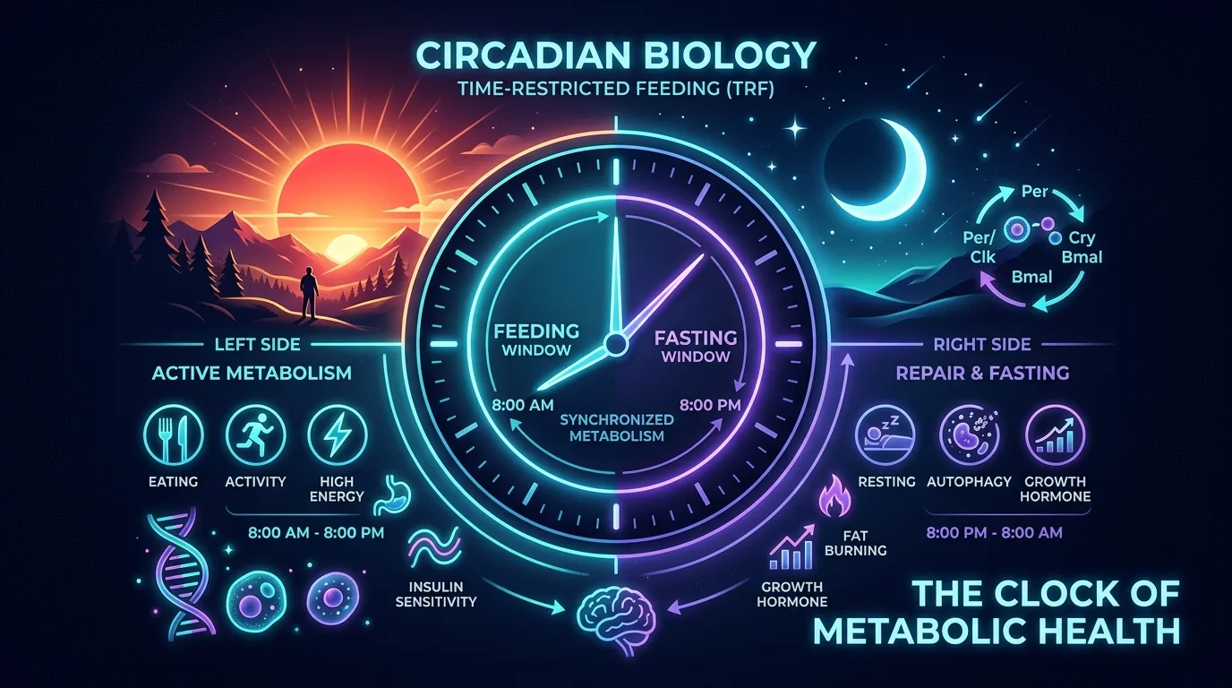 Early Time-Restricted Feeding (eTRF): What Circadian Biology Says About Att äta efter solnedgången