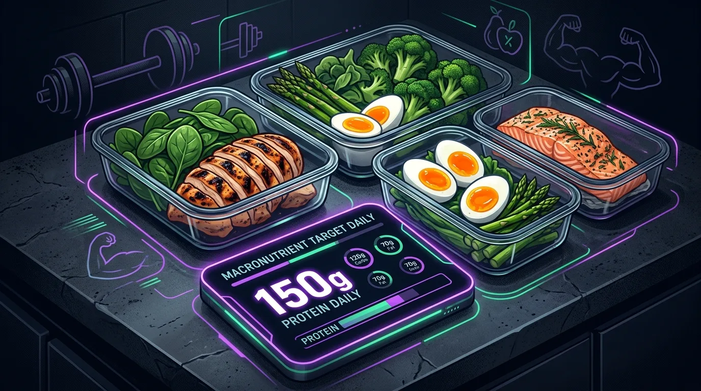 Måltidsförberedelser med hög proteinhalt för fettförlust: Hur man når 150 g protein dagligen på en budget