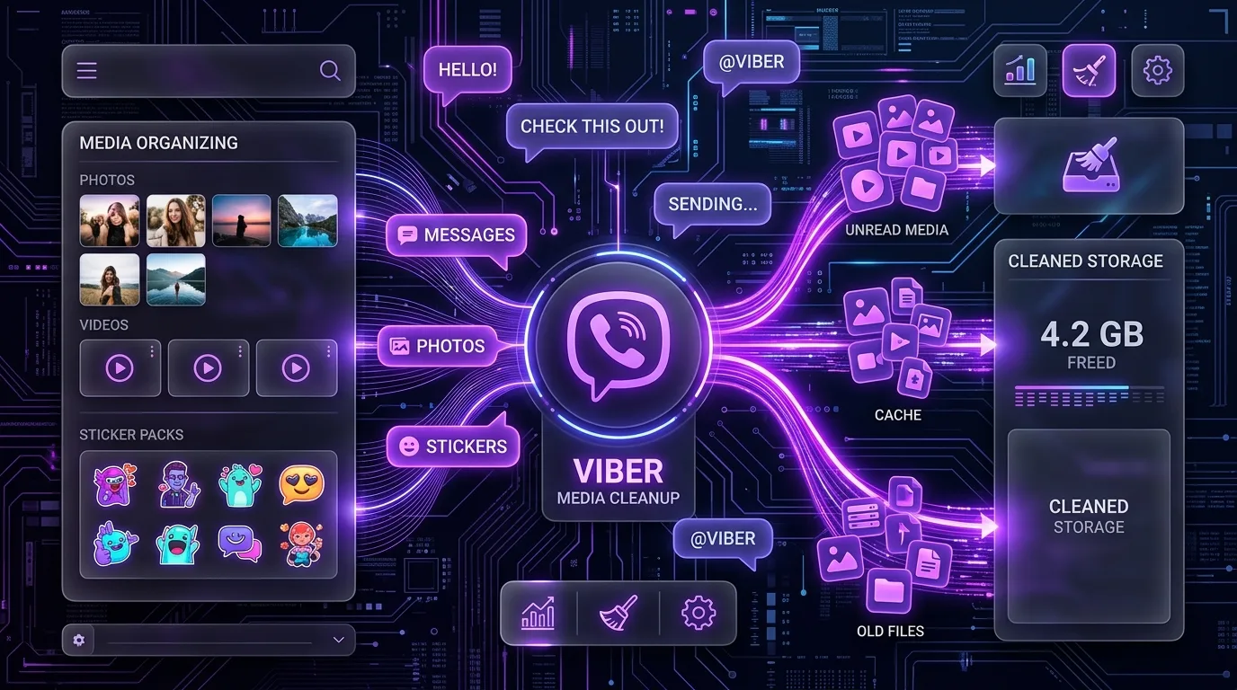 Hur man rensar Viber-cache, media och samtalshistorik för att frigöra iPhone-lagring