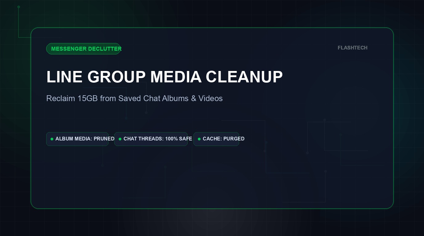 LINE Group Album & Video Bloat: Clean 15 GB of Clutter Without Losing Chat History (2026)