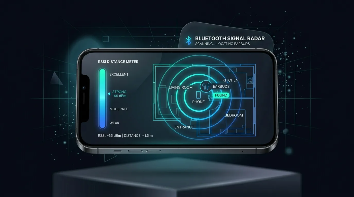 Physics of Bluetooth RSSI: How Signal Attenuing Helps Triangulate Lost Gadgets