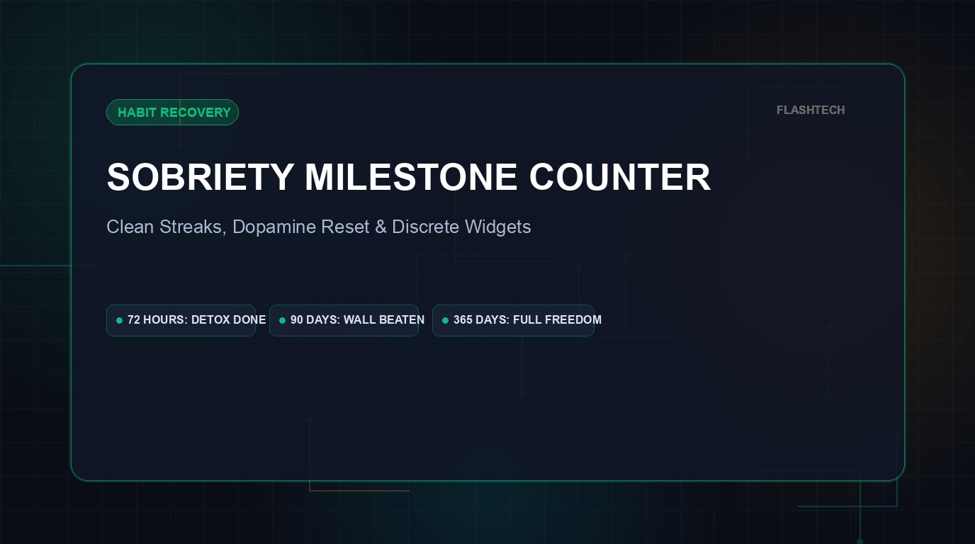 Sobriety Days Counter: The Neuroscience of Visual Milestones in Addiction Recovery