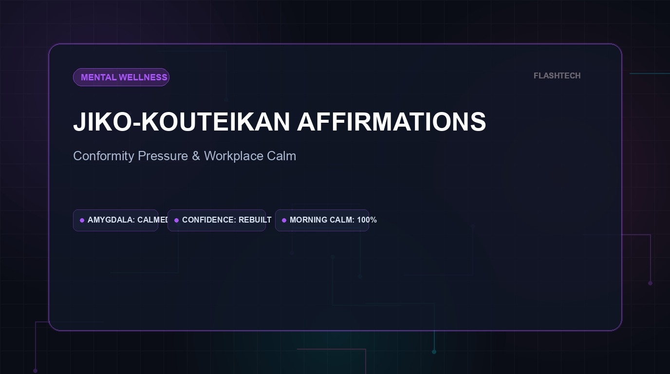 Workplace Conformity & Imposter Syndrome: Morning Affirmations for Jiko-Kouteikan (2026)