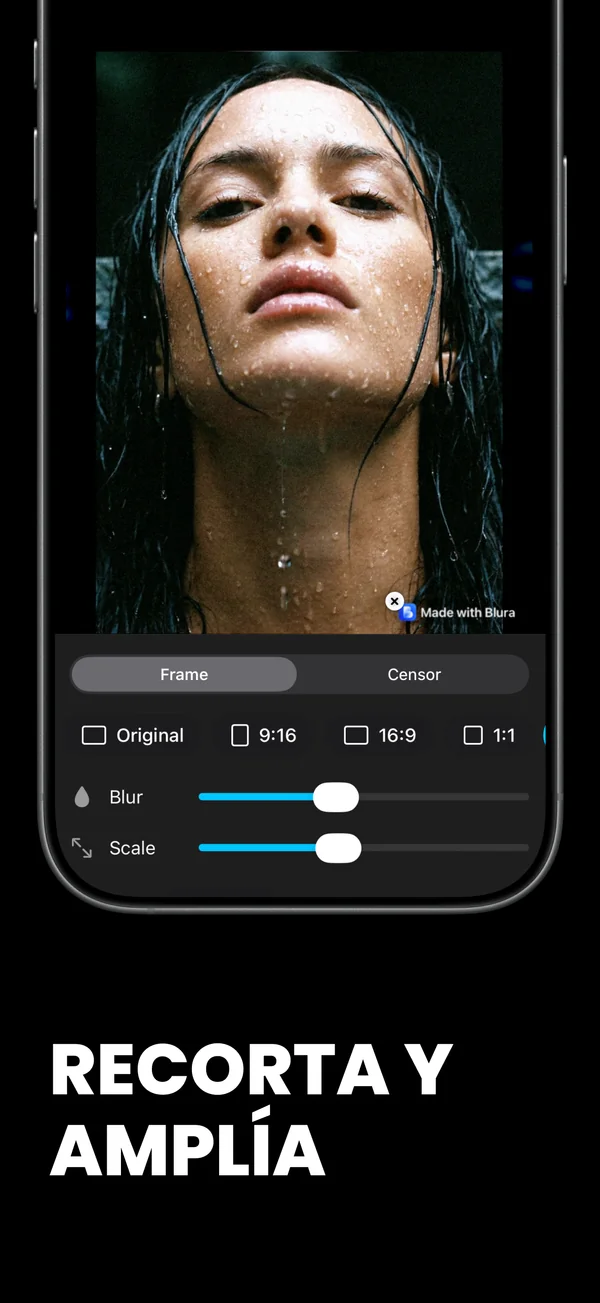 Blura - Historial & Gestión en iPhone