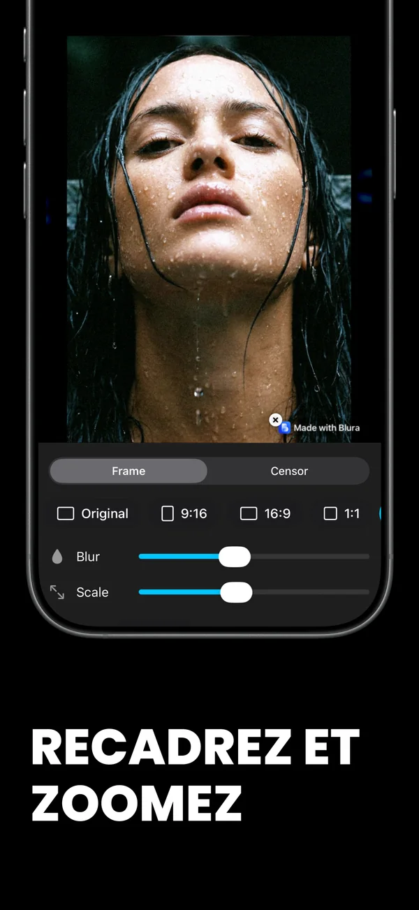 Blura - Historique & Gestion sur iPhone