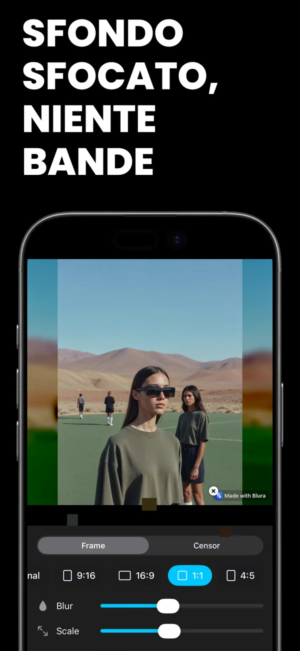 Blura - Scansione Smart & Tempo Reale su iPhone