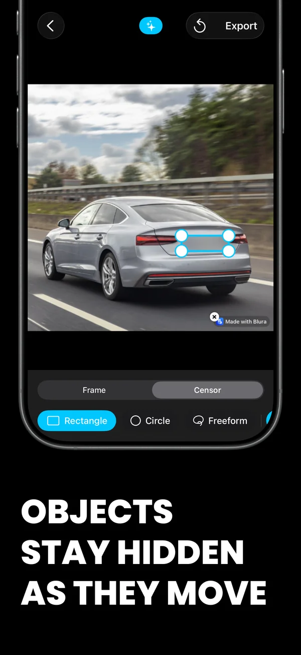 Blura - Aangepaste Instellingen op iPhone