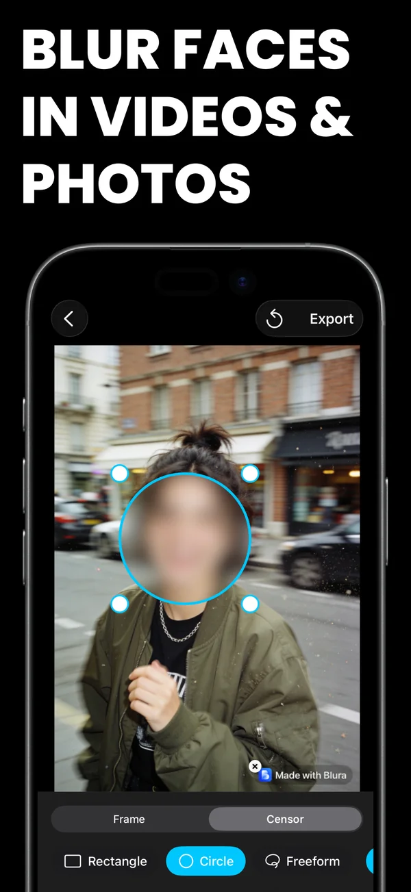 Blura - Dashboard & Main Features on iPhone