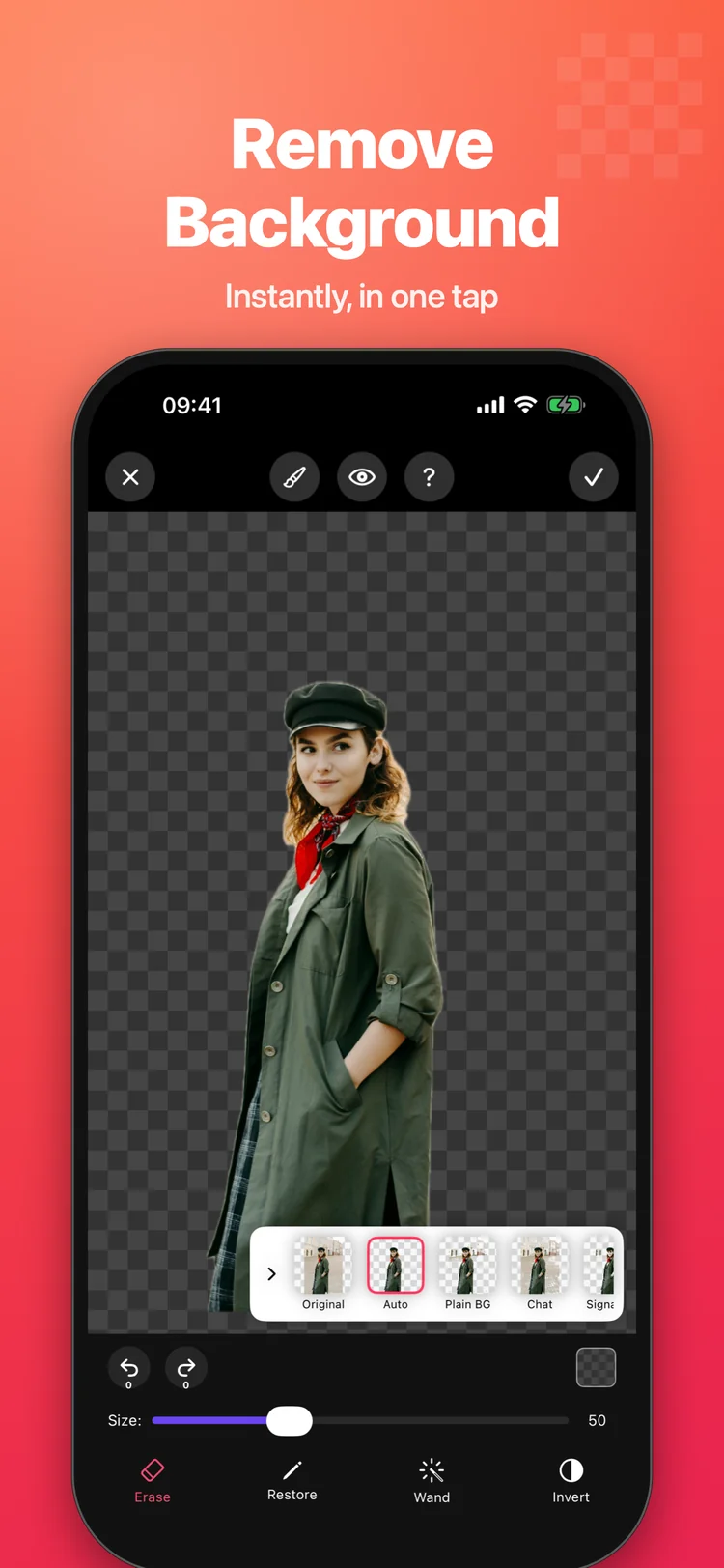 Cutout Studio - Dashboard & Main Features on iPhone