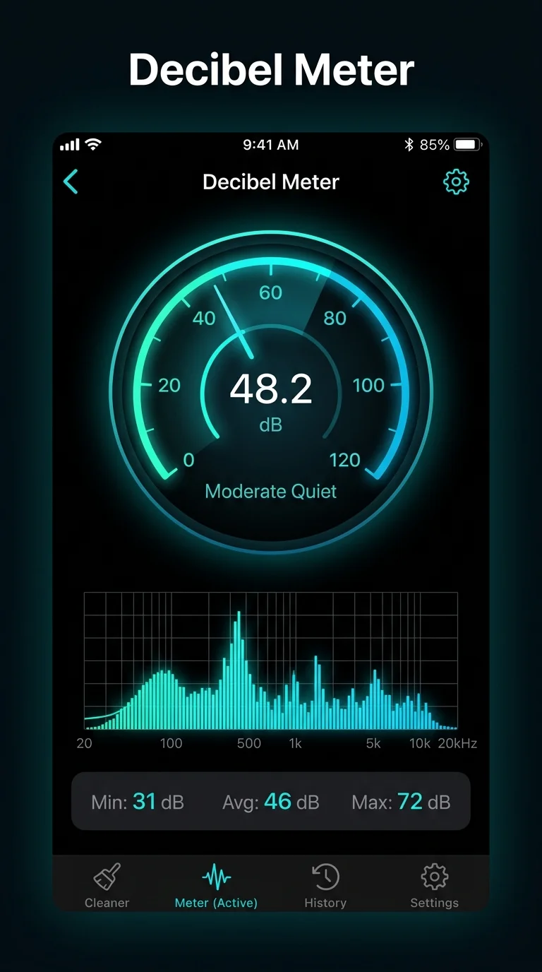 DrySonic - Visual Progress & Metrics on iPhone