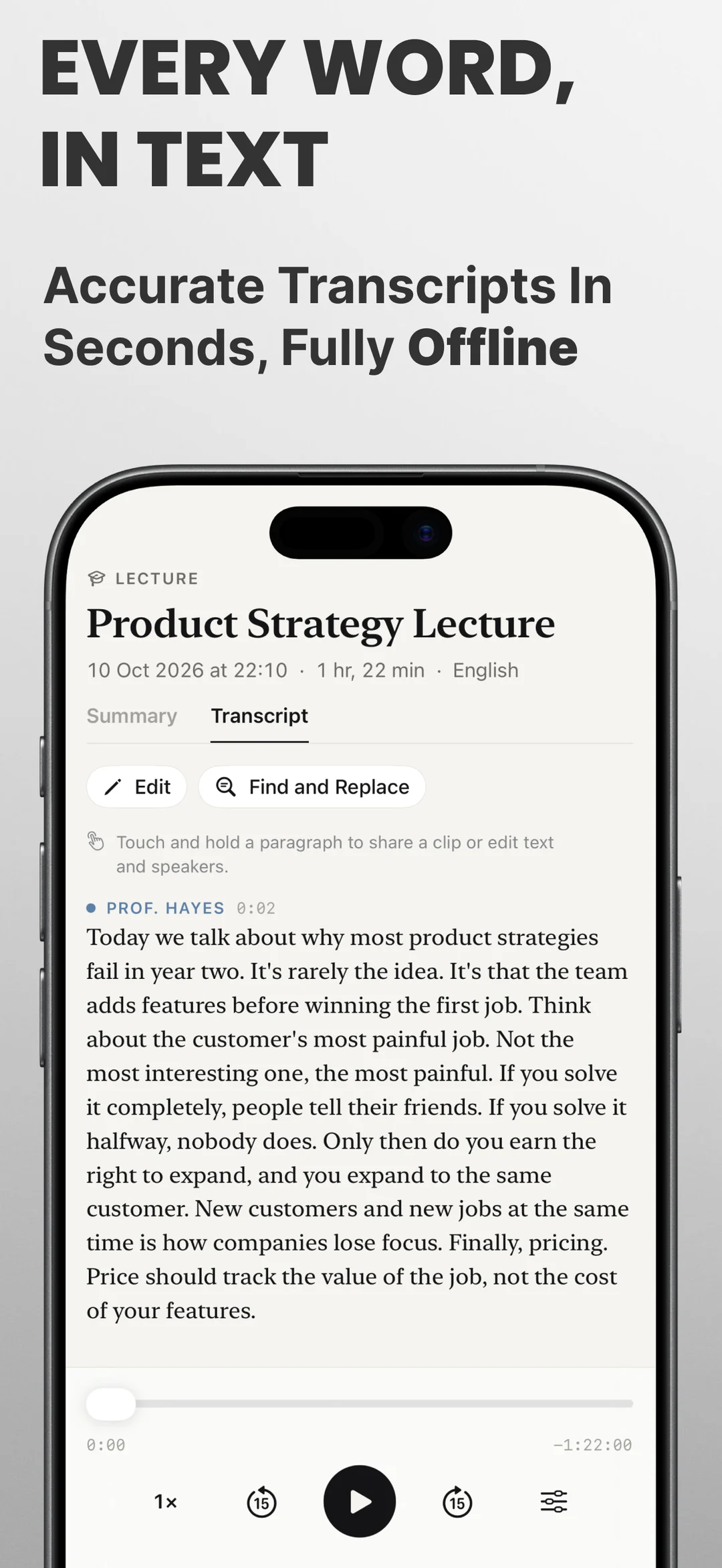 Hushnote - Smart Scan & Real-Time Detection on iPhone
