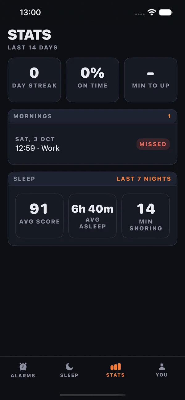 Noxwake - History & Data Management on iPhone