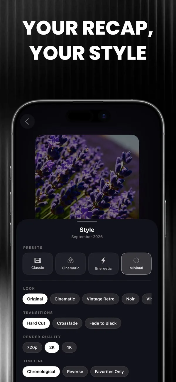 Recap - Visual Progress & Metrics on iPhone