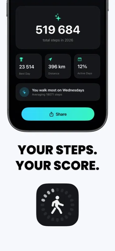 StepLeague - History & Data Management on iPhone